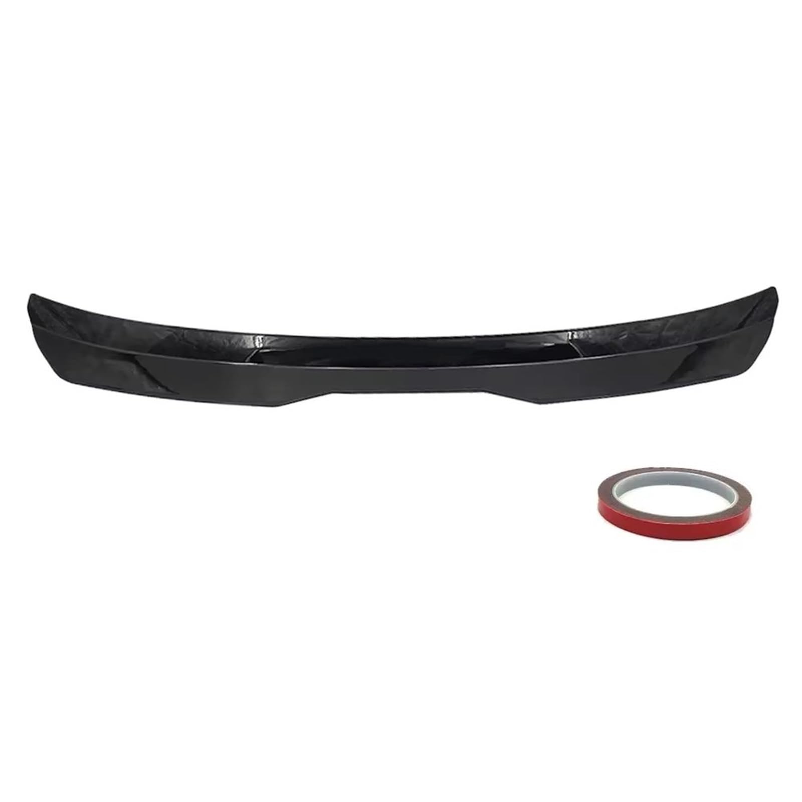Heckspoiler Regal Heckspoilerflügel Für Schrägheck-Heckspoiler Universeller Autospoiler Heckspoilerflügel Aus ABS-Dekorationsstreifen Für Schrägheck Hecklippe Spoiler(Bright Black) von ZHANFEIS