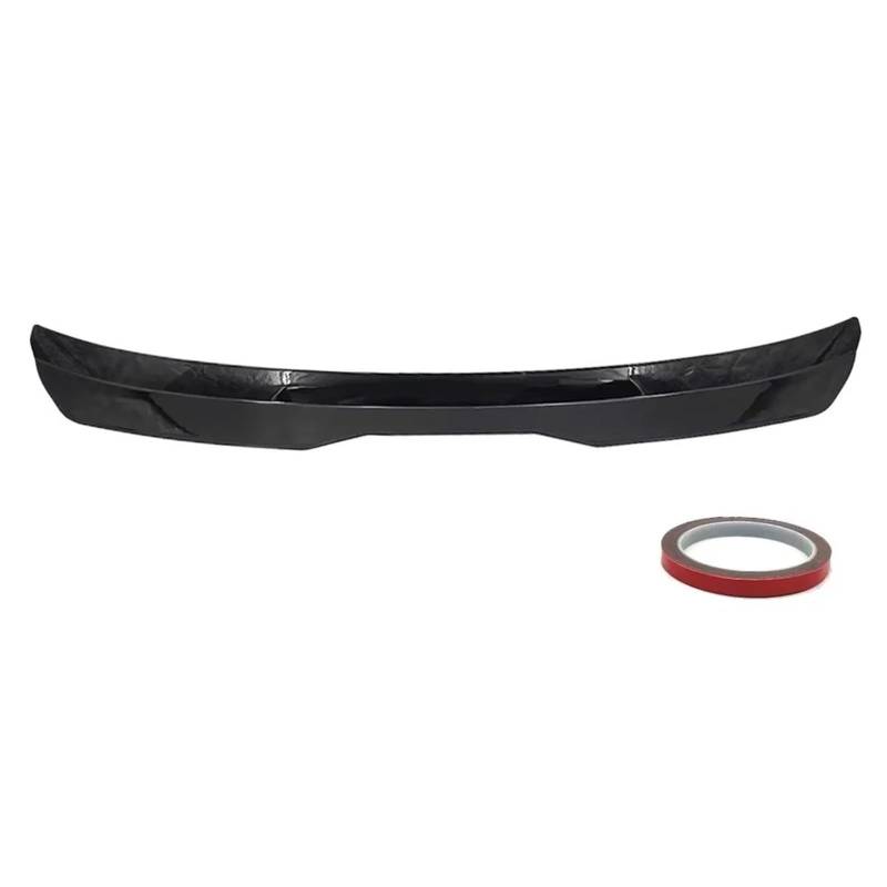 Heckspoiler Regal Heckspoilerflügel Für Schrägheck-Heckspoiler Universeller Autospoiler Heckspoilerflügel Aus ABS-Dekorationsstreifen Für Schrägheck Hecklippe Spoiler(Bright Black) von ZHANFEIS