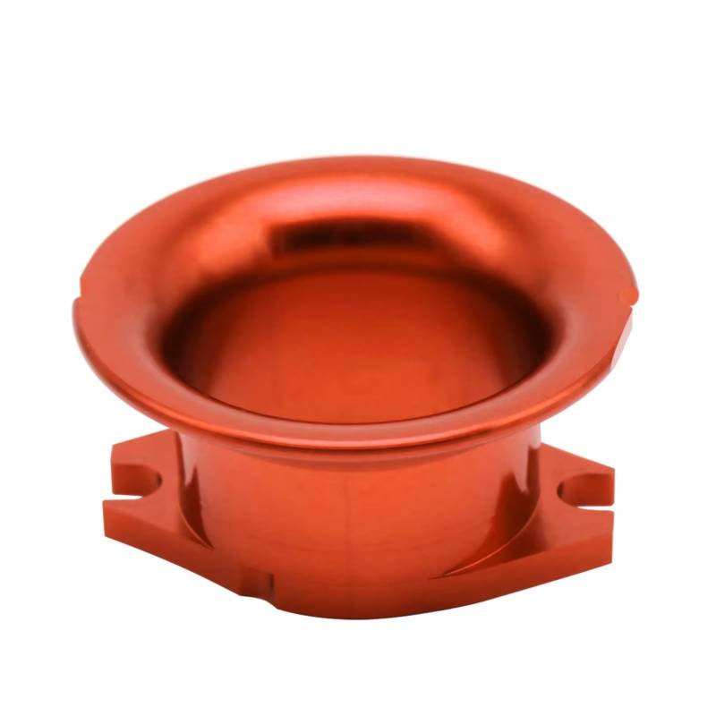 Motorrad Ansaugluftfilter Für FCR Luftfilter Vergaser Lufttrichter Trompete Luftfilter Tasse CNC Aluminium Wind Horn Tasse Motorrad Teile Filter Ansaugreiniger(Orange) von ZHANFEIS