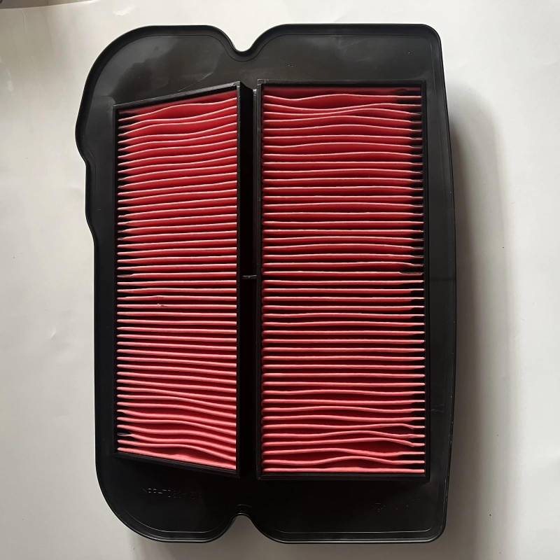 Motorrad Ansaugluftfilter Für GL1500 Für Goldwing GL1500A GL1500I GL1500SE Black Widow 1988-2000 Air Intake Reiniger 17205-MN5-003 Motorrad Luftfilter Filter Ansaugreiniger(Red) von ZHANFEIS