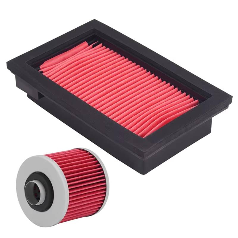 Motorrad Ansaugluftfilter Für MT-03 XT660R XT660X Super 2004-2016 5VK-E4451-00 MT03 XT 660R 660X MT 03 XT660 RX Motorrad Luftfilter Ölfilter Filter Ansaugreiniger(Air and Oil Filter) von ZHANFEIS