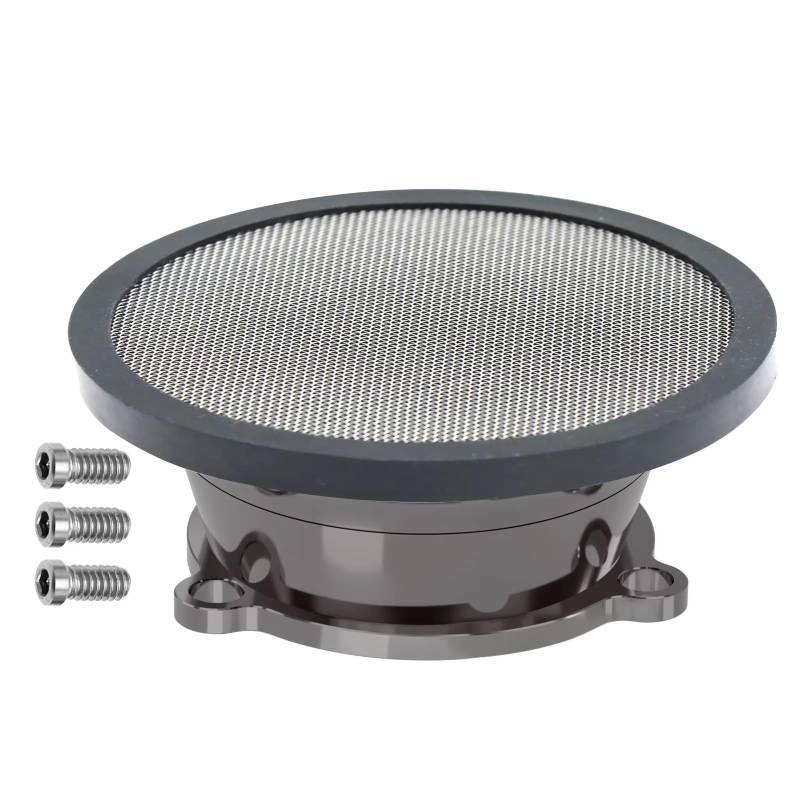 Motorrad Ansaugluftfilter Motorrad-Luftfilter Wiederverwendbar Kompatibel Mit Vergasern Der E- Und G-Serie Filter Ansaugreiniger(Titanium Set) von ZHANFEIS