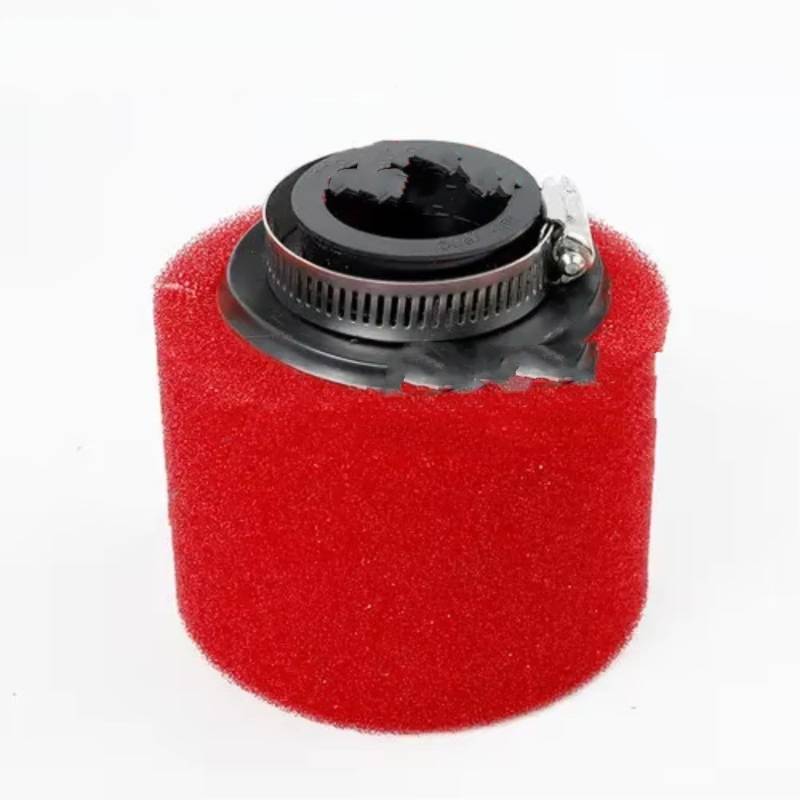 Motorrad Ansaugluftfilter Schaumstoff-Luftfilter Schwammreiniger Moped 35Mm 38Mm 42Mm 45Mm 48Mm 50Mm 60Mm Roller Dirt Pit Bike Motorrad Motocross ATV Zubehör Filter Ansaugreiniger(Red 35 diagonal) von ZHANFEIS