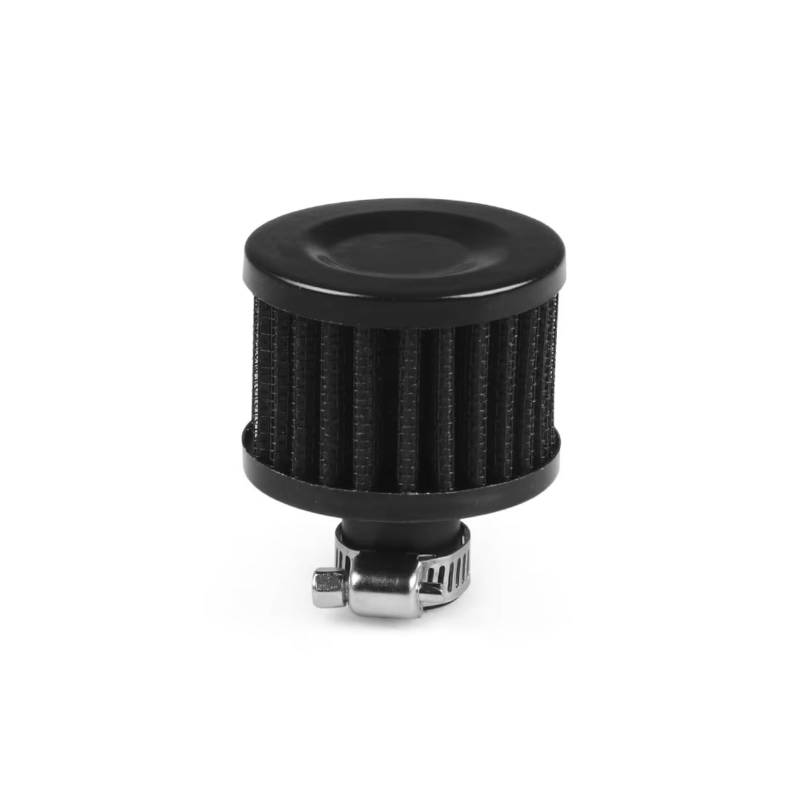 Motorrad Ansaugluftfilter Universal-Luftfilter Klein 12 Mm Motorrad Turbo High Flow Racing Cold Air Intake Filter Pilzkopf Autozubehör Filter Ansaugreiniger(Schwarz) von ZHANFEIS