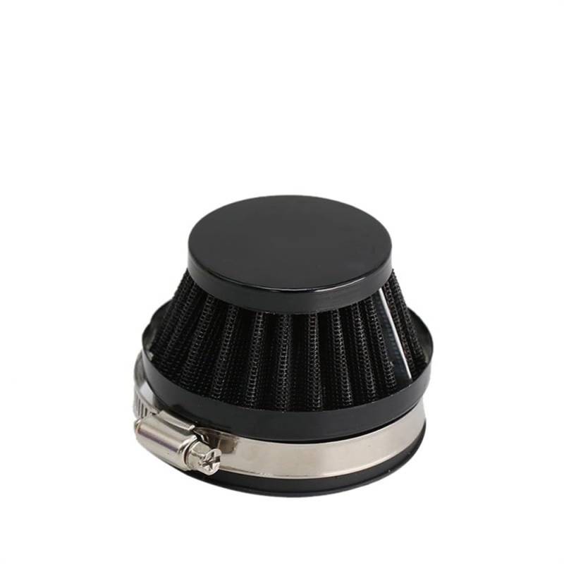 Luftfilter Motorrad 50mm 60mm Universal Motorrad Luftfilter Ansaugkopf Luftfilter Sportluftfilter(55mm black) von ZHANGSHUMIN
