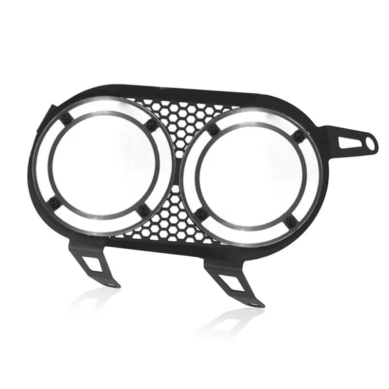 ZHANGTONG Scheinwerferschutz Motorrad Zubehör Front Scheinwerfer Grille Schutz Protector Kopf Licht Lampe Abdeckung Für Du&cati Für DesertX 2022 2023 2024 von ZHANGTONG