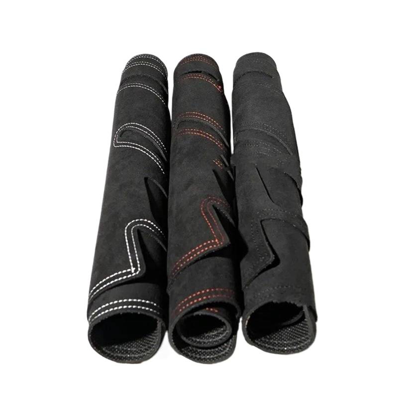 Auto Dash Mat Für BYD Für Seagull 2022 2023 2024 Auto-Armaturenbrett Lichtdichtes Pad Schwerkraft Innenraum Sonnenschutz Abschirmungsmatte Auto Dashboard Cover(Black-Red Wire) von ZHANGWENLING