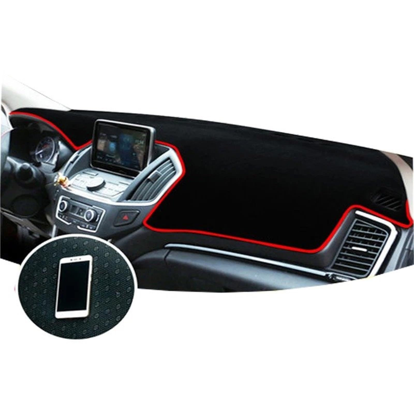 Auto Dash Mat Für Dong FENG AX3 AX4 AX5 AX7 Auto Dashboard Vermeiden Licht Pad Instrument Plattform Schreibtisch Abdeckung Matten Teppiche Auto Dashboard Cover(7) von ZHANGWENLING