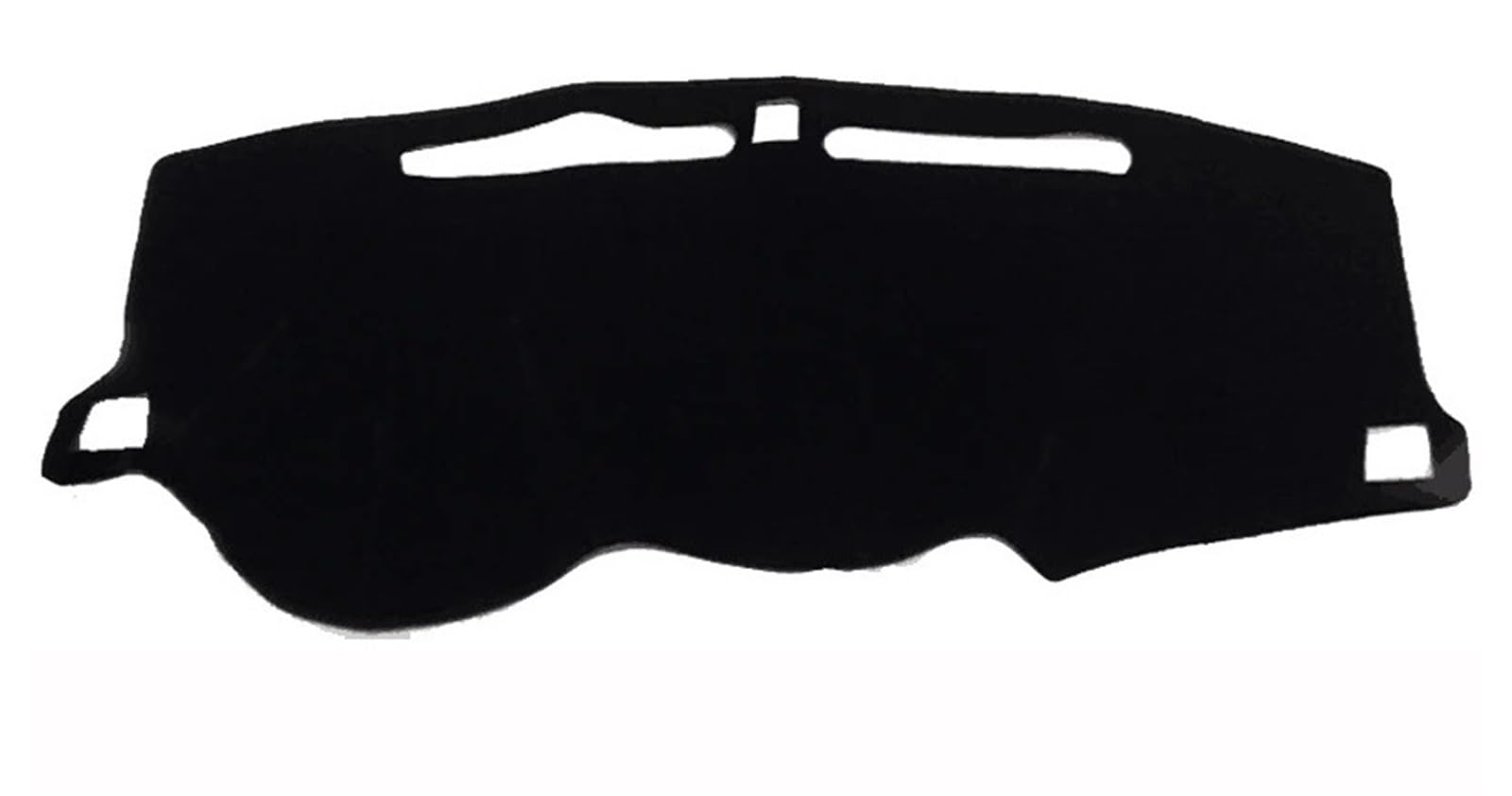 Auto Dash Mat Für Hyundai I10 2 Generation 2014 2015 2016 2017 2018 LHD Anti-dity 2 Schichten Auto Innere Armaturenbrett Abdeckung Dash Matte Teppich Cape Auto Dashboard Cover(Schwarz) von ZHANGWENLING