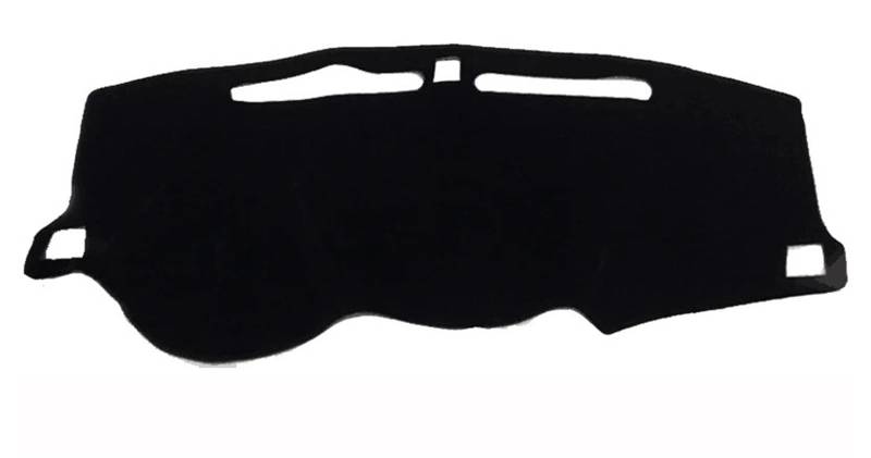 Auto Dash Mat Für Hyundai I10 2 Generation 2014 2015 2016 2017 2018 LHD Anti-dity 2 Schichten Auto Innere Armaturenbrett Abdeckung Dash Matte Teppich Cape Auto Dashboard Cover(Schwarz) von ZHANGWENLING