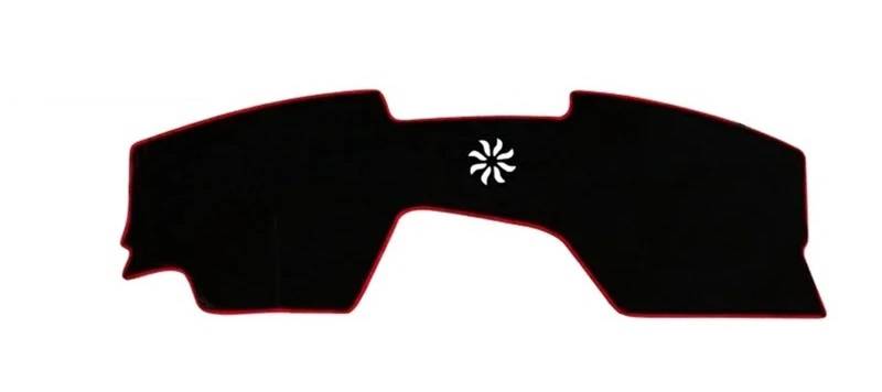 Auto Dash Mat Für Mazda 3 BP Axela 2019 2020 2021 2022 2023 Auto Armaturenbrett Abdeckung Instrument Schreibtisch Sonnenschutz Matte Dash rutschfeste Pad Auto Dashboard Cover(A LHD Red Side) von ZHANGWENLING