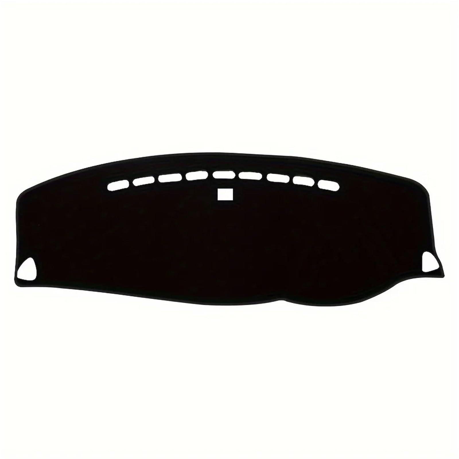 Auto Dash Mat Für Mitsubishi Für Outlander 2005-2010 2011 2012 Auto Armaturenbrettabdeckung Blackout Matte Anti-UV-Matte Teppich Auto Dashboard Cover(Black Side RHD) von ZHANGWENLING