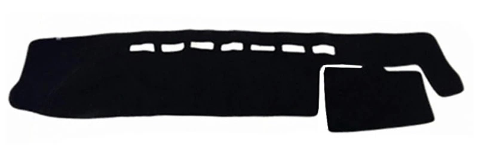 Auto Dash Mat Für Toyota Commute REGIUS ACE Commuter Hiace 2005-ON 2 Lagige Auto Innenarmaturenbrett Abdeckung Armaturenbrett Matte Teppich Cape Kissen DashMat Pad Auto Dashboard Cover(Black RHD) von ZHANGWENLING