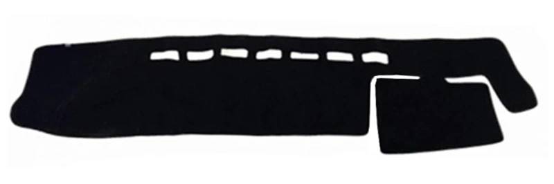 Auto Dash Mat Für Toyota Commute REGIUS ACE Commuter Hiace 2005-ON 2 Lagige Auto Innenarmaturenbrett Abdeckung Armaturenbrett Matte Teppich Cape Kissen DashMat Pad Auto Dashboard Cover(Black RHD) von ZHANGWENLING