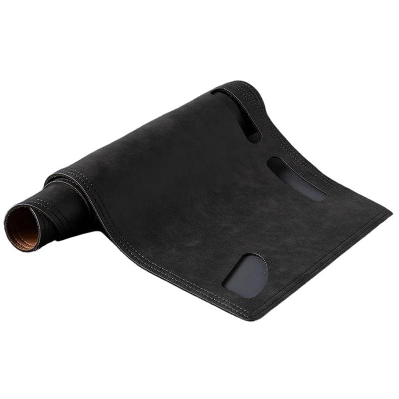 Auto Dash Mat Für Toyota Für Corolla Fielder Axio 2014-2019 2020 2021 2022 Auto Dashmat Dashboard Leder Abdeckung Wildleder Dash Matte Pad Sonnenschirm rutschfeste Auto Dashboard Cover(PU - All Gray) von ZHANGWENLING