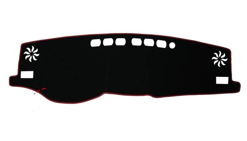 Auto Dash Mat Für Toyota Für RAV4 XA50 2019 2020 2021 2022 2023 Auto Dash Matte Sonnenschutz Anti-UV Teppiche Dashboard Abdeckung Auto Dashboard Cover(Red Polyester) von ZHANGWENLING