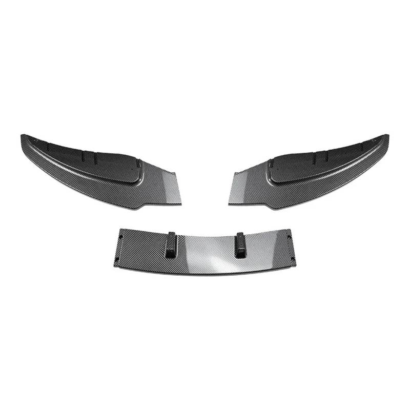 Auto Frontspoiler Lippe Für 1 Serie Für E81 E82 E87 E88 Für LCI Für Modell 2005-2011 Auto Vorderen Stoßfänger Lip Spoiler Spiltter Diffusor Auto Frontlippe Spoiler(Carbon Look) von ZHANGWENLING