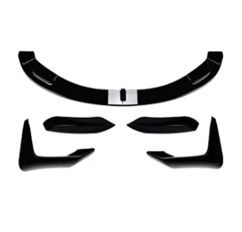 Auto Frontspoiler Lippe Für 3 Serie Für 4 Serie Für M3 M4 Für F80 F81 F82 F83 2014-2020 Cover Guard Kit Spoiler Splitter Front Lip Auto Frontlippe Spoiler(Gloss Black Set) von ZHANGWENLING