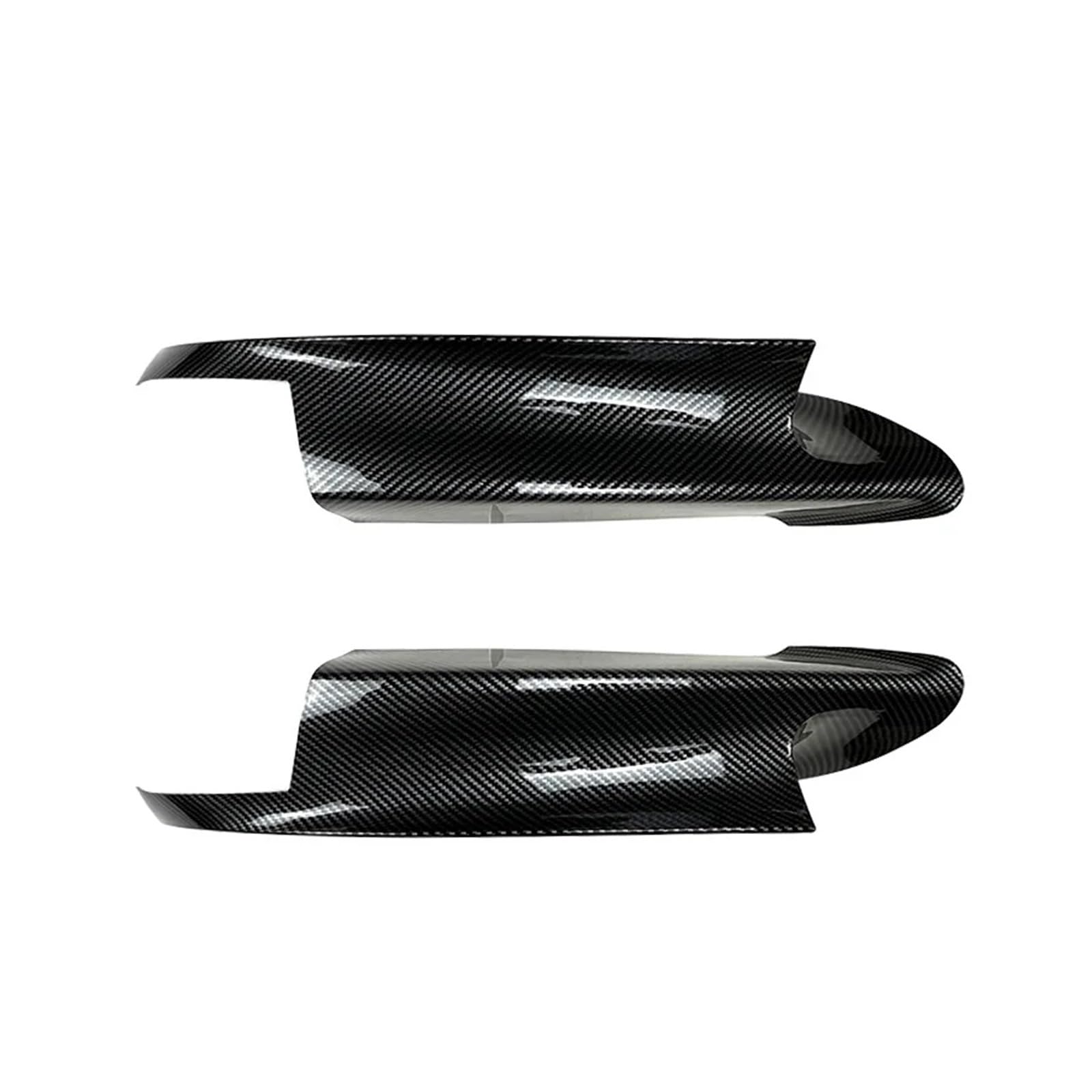 Auto Frontspoiler Lippe Für 3 Serie Für E90 Für E92 Für M3 2006-2013 2Pcs Auto Vorderen Stoßfänger Lip Spoiler Körper Kit Auto Frontlippe Spoiler(Carbon Fiber Look) von ZHANGWENLING