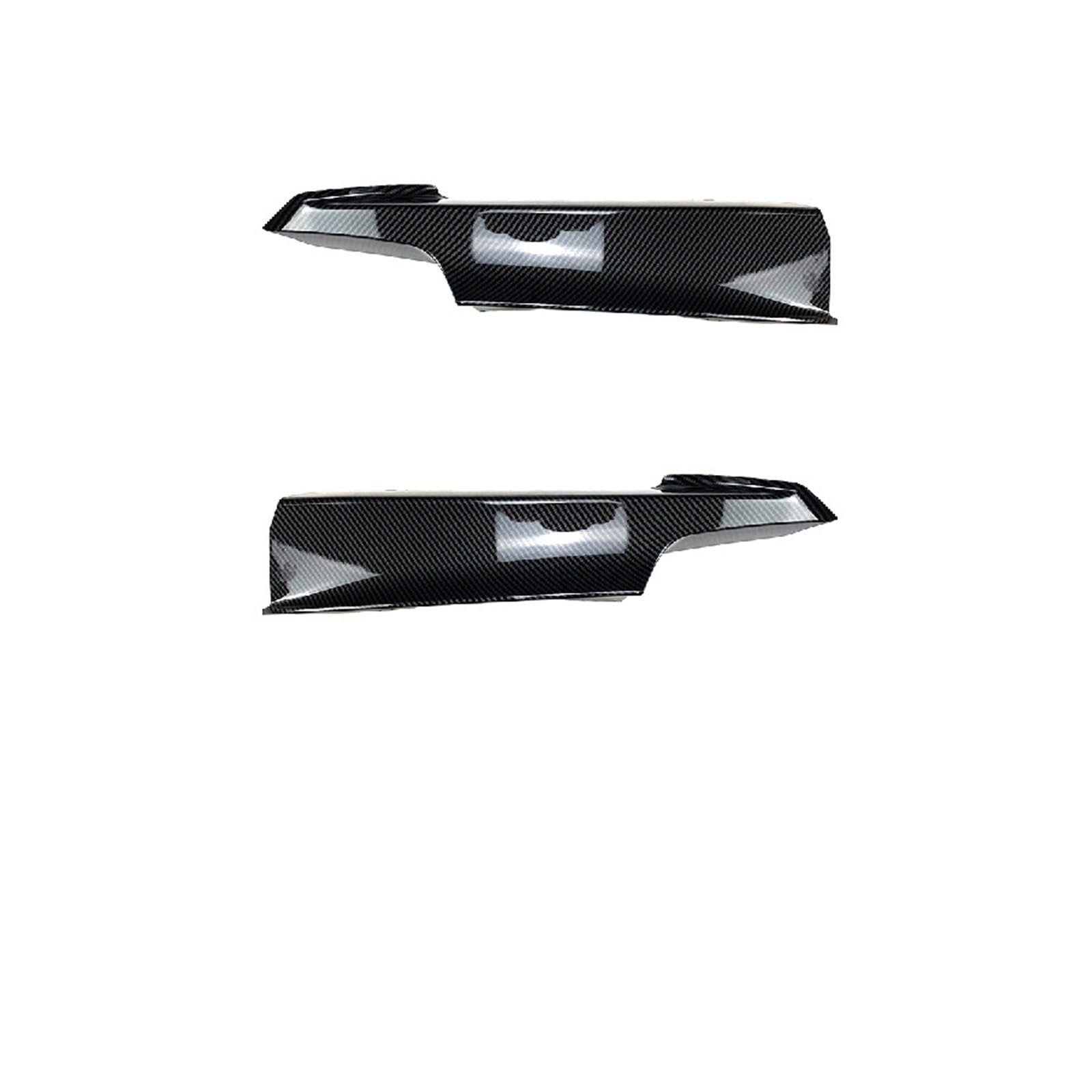 Auto Frontspoiler Lippe Für 3 Serie Für F30 Für M Pack Für 320i 325i Für M-Sport 2012-2019 Front Stoßstange Nebel Licht Lip Spoiler Auto Frontlippe Spoiler(Down Carbon Look) von ZHANGWENLING