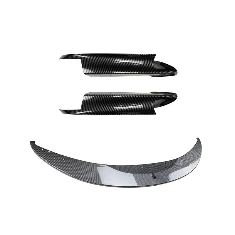 Auto Frontspoiler Lippe Für 3 Serie Für M3 Für E90 E91 E92 E93 2006-2013 4 PCS Frontschürze Lip Diffusor Spoiler Körper Kit Auto Frontlippe Spoiler(Lip BumperCarbonLook) von ZHANGWENLING