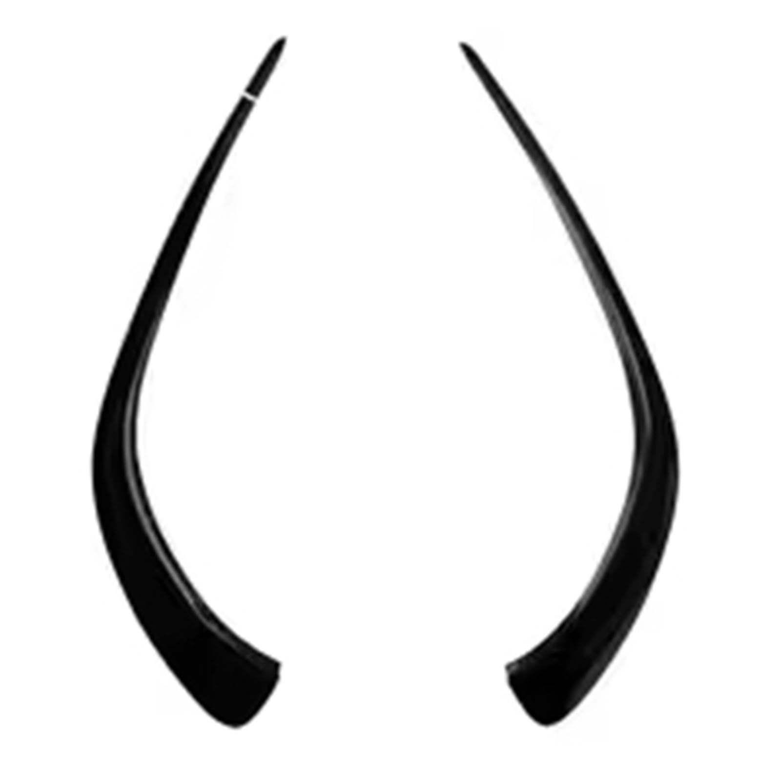 Auto Frontspoiler Lippe Für Benz Für CLA Für C118 Für X118 180 200 220 260 2020-2 Pcs Frontschürze Spoiler Air Vent Nebel Lampe Auto Frontlippe Spoiler(Carbon Look) von ZHANGWENLING