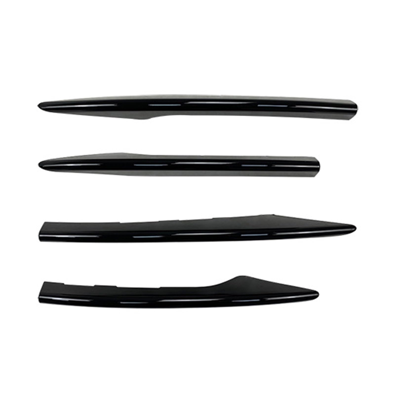 Auto Frontspoiler Lippe Für Benz Für E Klasse Für W213 Für E200 E260 E300 E300e E450 2021-2023 Auto Vorderen Stoßfänger Lip Spoiler Dekorieren Trim Auto Frontlippe Spoiler(Gloss Black2) von ZHANGWENLING