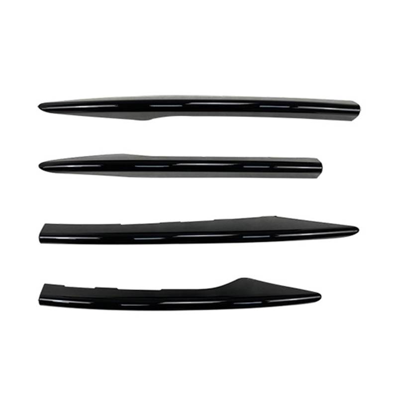 Auto Frontspoiler Lippe Für Benz Für E Klasse Für W213 Für E200 E260 E300 E300e E450 2021-2023 Auto Vorderen Stoßfänger Lip Spoiler Dekorieren Trim Auto Frontlippe Spoiler(Gloss Black2) von ZHANGWENLING
