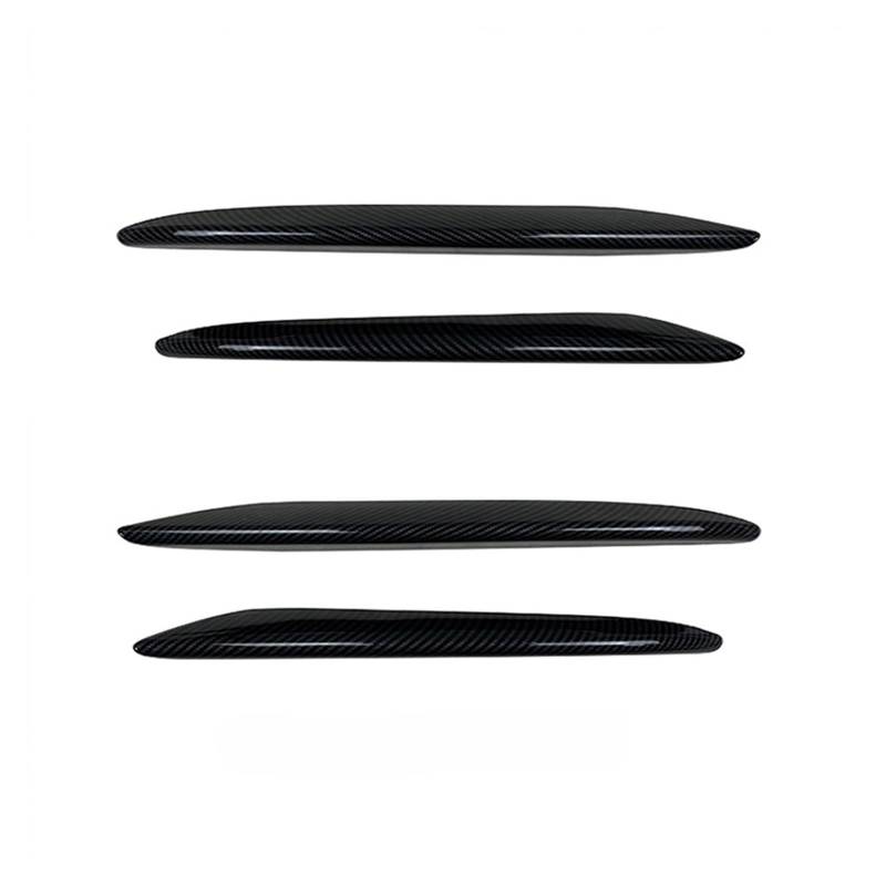 Auto Frontspoiler Lippe Für Benz Für E-Klasse Für W213 Für S213 Für AMG Für Linie 2016-2020 Facelift Frontschürze Lip Spoiler Body Kit Auto Frontlippe Spoiler(Carbon Look Down) von ZHANGWENLING