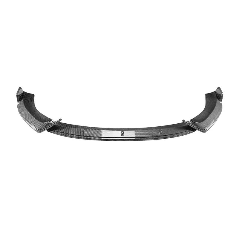 Auto Frontspoiler Lippe Für Benz Für E Klasse Für W214 Für E260 300 Für AMG 2024 + 3PC Auto Front Kinn Stoßstange Lip Spoiler Splitter Auto Frontlippe Spoiler(Carbon Look) von ZHANGWENLING