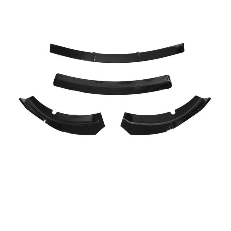 Auto Frontspoiler Lippe Für Dodge Für Ladegerät Für SRT 2015-2020 4 Stücke Auto Vorderen Stoßfänger Lip Spoiler Splitter Körper Kit Auto Frontlippe Spoiler(Glossy Black) von ZHANGWENLING