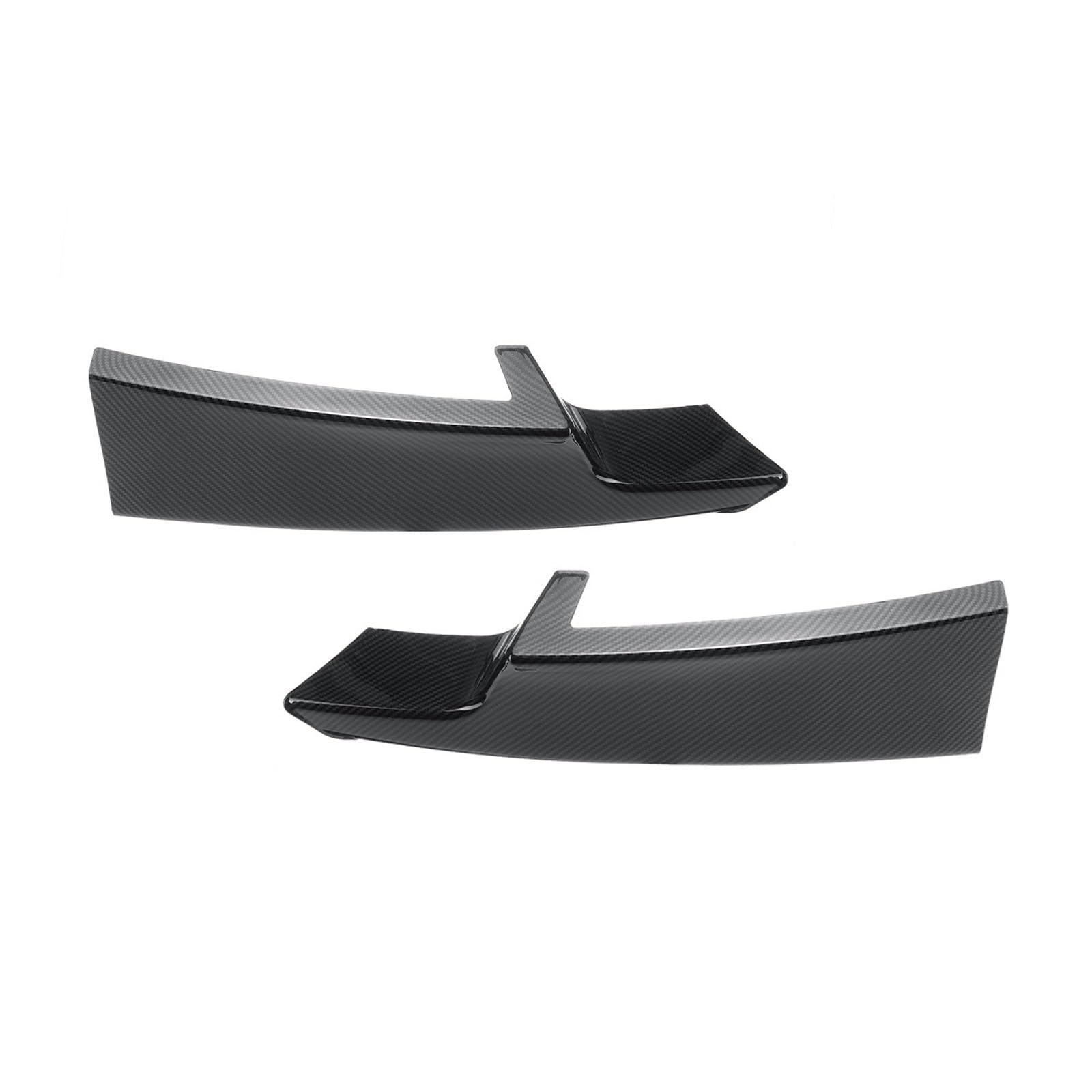 Auto Frontspoiler Lippe Für F30 F31 Für M Für Sport 2012-2019 1 Paar Auto Front Lip Splitter Canards Lampe Augenbraue Rahmen Auto Frontlippe Spoiler(Type B-Carbon Look) von ZHANGWENLING