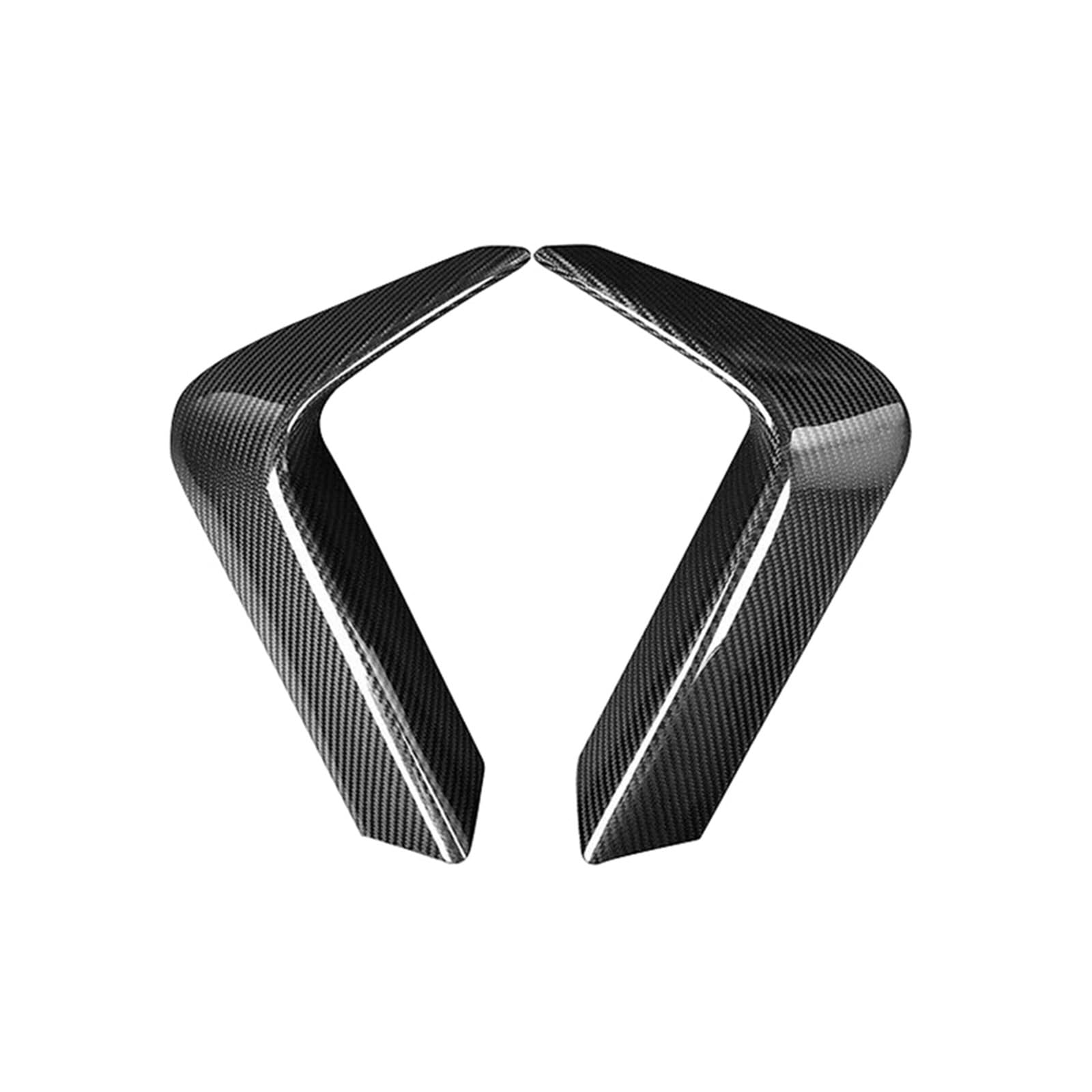 Auto Frontspoiler Lippe Für M3 F80 Für M4 F82 F83 2014-2020 Auto Hinten Stoßstange Kollision Schutz Lip Spoiler Körper Kit Auto Frontlippe Spoiler(Carbon Fiber Look) von ZHANGWENLING