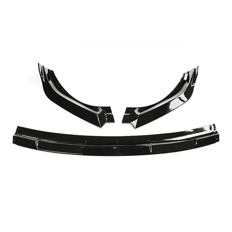 Auto Frontspoiler Lippe Für Nissan Für X-Trail 2017-2021 Auto Vorderen Stoßfänger Lippe Kinn Deflektor Schützen Schutz Spoiler Auto Frontlippe Spoiler(Glossy Black) von ZHANGWENLING