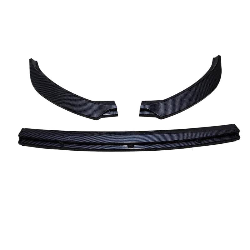 Auto Frontspoiler Lippe Für Seat Für Ibiza Für MK5 Für Standard Für FR 2017-2024 + Auto Vorderen Stoßfänger Lip Unteren Diffusor Splitter Canard Spoiler Body Kit Auto Frontlippe Spoiler(Carbon Look) von ZHANGWENLING