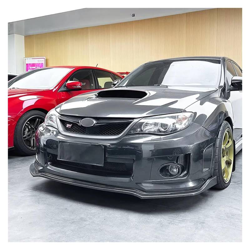 Auto Frontspoiler Lippe Für Subaru Für Impreza Für WRX Für STI 2011-2014 Auto Vorderen Stoßfänger Spoiler Lippe Klinge Unteren Splitter Körper Kit Auto Frontlippe Spoiler(Glossy Black) von ZHANGWENLING