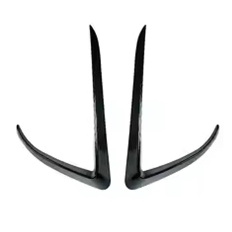 Auto Frontspoiler Lippe Für Tesla Für Modell Für X 2015-2020 Frontschürze Lip Nebel Lampe Air Vent Spoiler Canards Nebel Licht Auto Frontlippe Spoiler(Carbon Look) von ZHANGWENLING