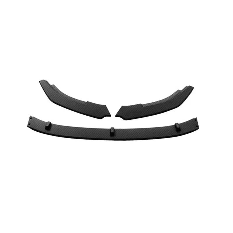 Auto Frontspoiler Lippe Für VW Für Golf 6 Für MK6 Für GTI Für GTD 2009-2013 Auto Vorderen Stoßfänger Lip Spoiler Splitter Diffusor Abdeckung Deflektor Auto Frontlippe Spoiler(Carbon Look) von ZHANGWENLING
