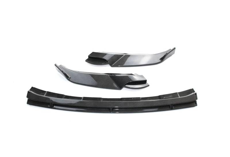 Auto Frontspoiler Lippe Für VW Für T-Roc Für TSI Für TDI 2017 2018 2019 2020 2021 2022 Front Lip Bumper Spoiler Auto Frontlippe Spoiler(Carbon Fiber Look) von ZHANGWENLING