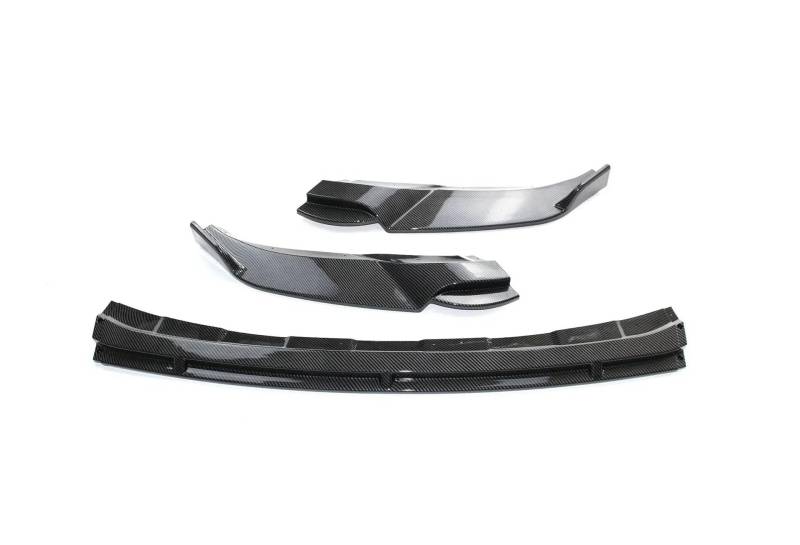 Auto Frontspoiler Lippe Für VW Für T-Roc Für TSI Für TDI 2017-2022 Auto Vorderen Stoßfänger Lip Spoiler Körper Kit Zubehör Auto Frontlippe Spoiler(Carbon Look) von ZHANGWENLING