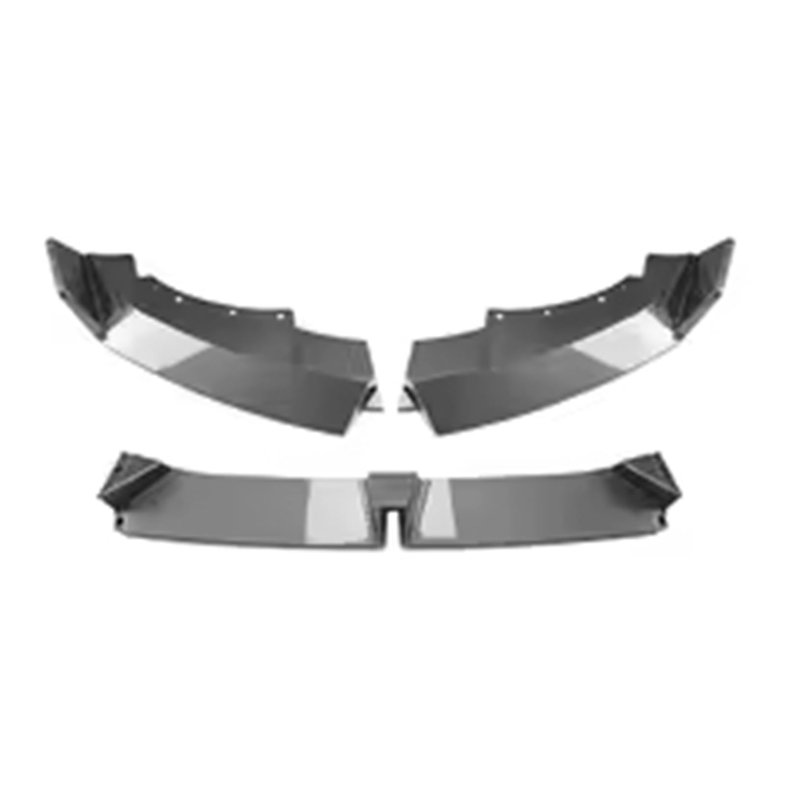 Auto Frontspoiler Lippe Für X6 Für G06 Für LCI Für M-Sport 2023 2024 Auto Front Lip Diffusor Körper Kit Spoiler Trim Tuning Trim Auto Frontlippe Spoiler(Carbon Look) von ZHANGWENLING