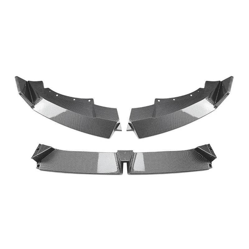 Auto Frontspoiler Lippe Für X6 Für G06 Für LCI Für M-Sport 2023 2024 Auto Vorderen Stoßfänger Lip Diffusor Körper Kit Spoiler Trim Tuning Trim Auto Frontlippe Spoiler(Carbon Look) von ZHANGWENLING
