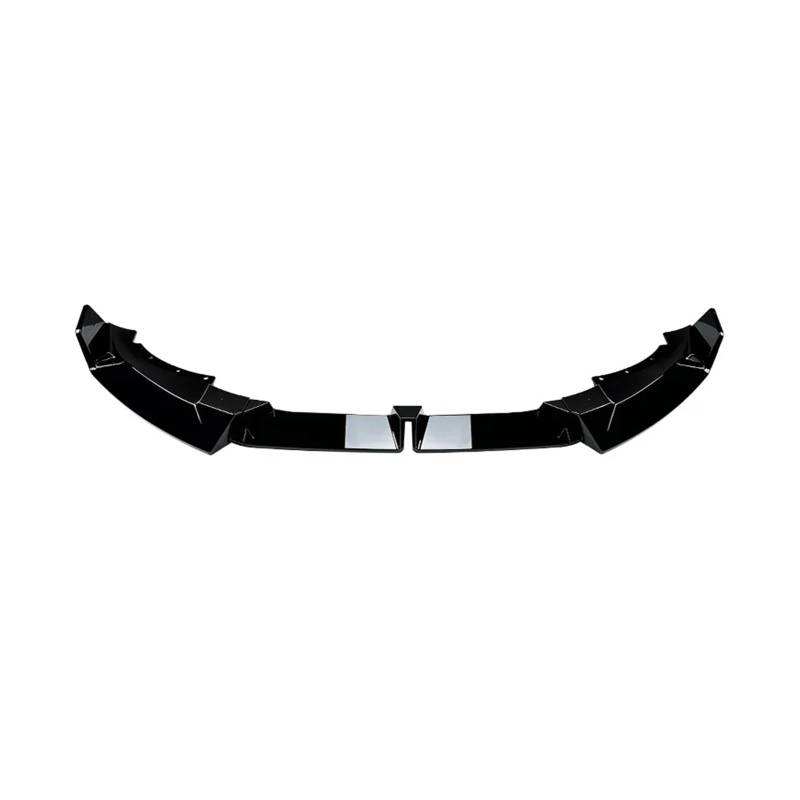 Auto Frontspoiler Lippe Für X6 Für G06 Für LCI Für M-Sport 2023 2024 Auto Vorderen Stoßfänger Lip Diffusor Körper Kit Spoiler Trim Tuning Trim Auto Frontlippe Spoiler(Gloss Black) von ZHANGWENLING