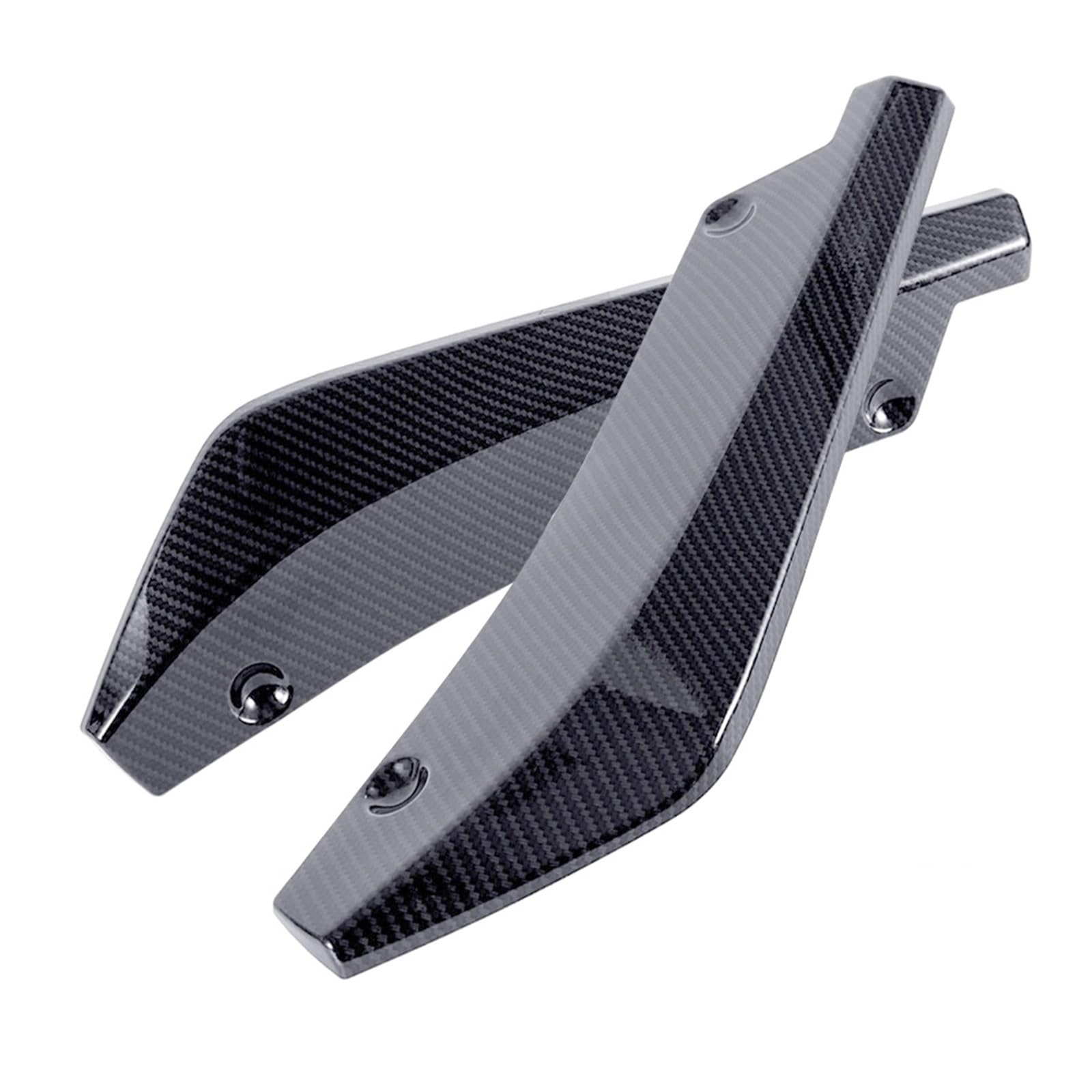Auto Frontspoiler Lippe Universal Auto Vorne Hinten Stoßstange Streifen Lip Spoiler Splitter Scratch Protector Carbon Fiber Winglets Seite Rock Verlängerung Auto Frontlippe Spoiler(Carbon Fiber) von ZHANGWENLING