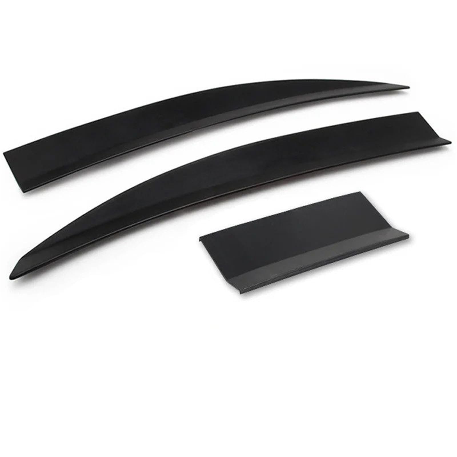 Heckspoiler Auto Spoiler Universal 3Pcs 115-135CM Heckspoiler Heckflügel(Schwarz) von ZHANGWENLING