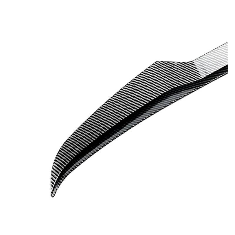 Heckspoiler Für A3 S3 RS3 8V Sline Fließheck 2014-2020 Hinten Dach Spoiler Flügel Schwanz Stamm Oberen Splitter Lip Heckflügel(Carbon Fiber Look) von ZHANGWENLING