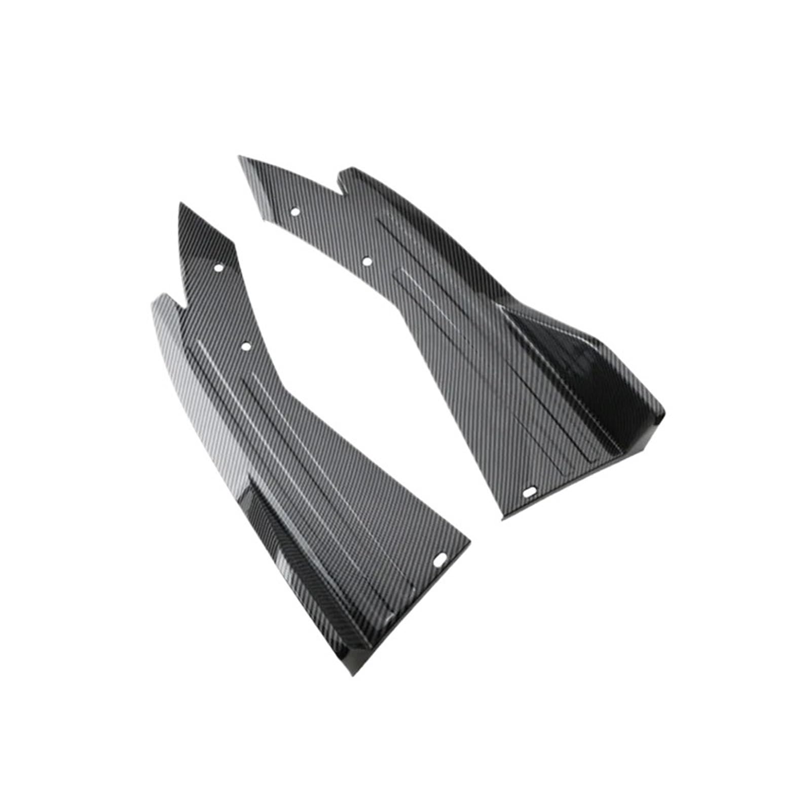 Heckspoiler Universal Auto Heckspoiler Lippe Anti-Crash Diffusor Seitenschweller Wrap Winkel Splitter Heckflügel(Carbon) von ZHANGWENLING