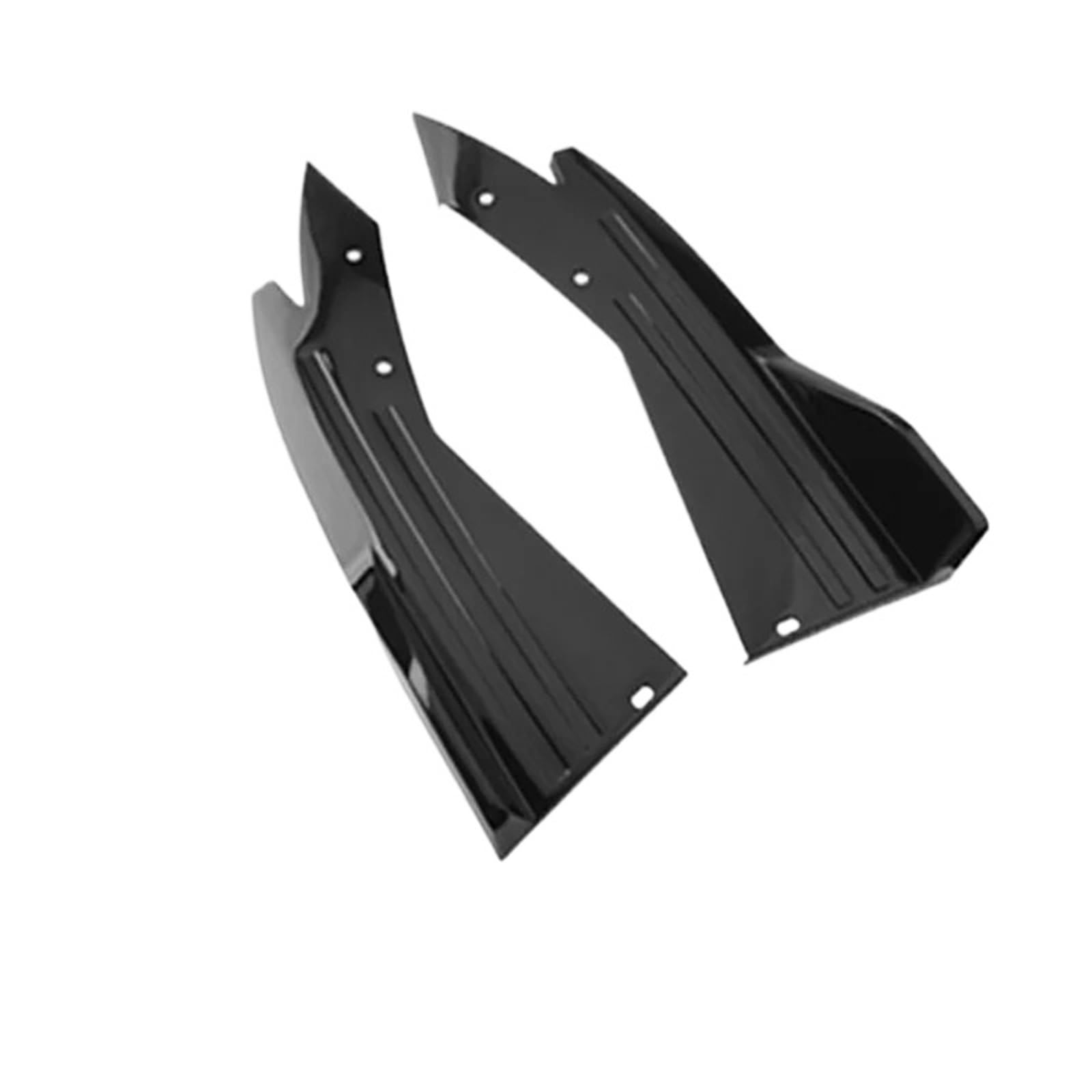 Heckspoiler Universal Auto Heckspoiler Lippe Anti-Crash Diffusor Seitenschweller Wrap Winkel Splitter Heckflügel(Schwarz) von ZHANGWENLING