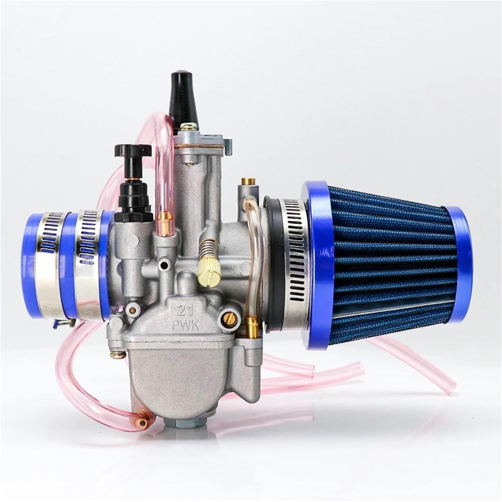 Motorrad Carburetor Für 2T 4T PWK 21 24 26 28 30 32 34mm Motorrad Vergaser Carb Mit Luftfilter ATV Buggy Quad Dirt Bike Vergaser Motor(B) von ZHANGWENLING