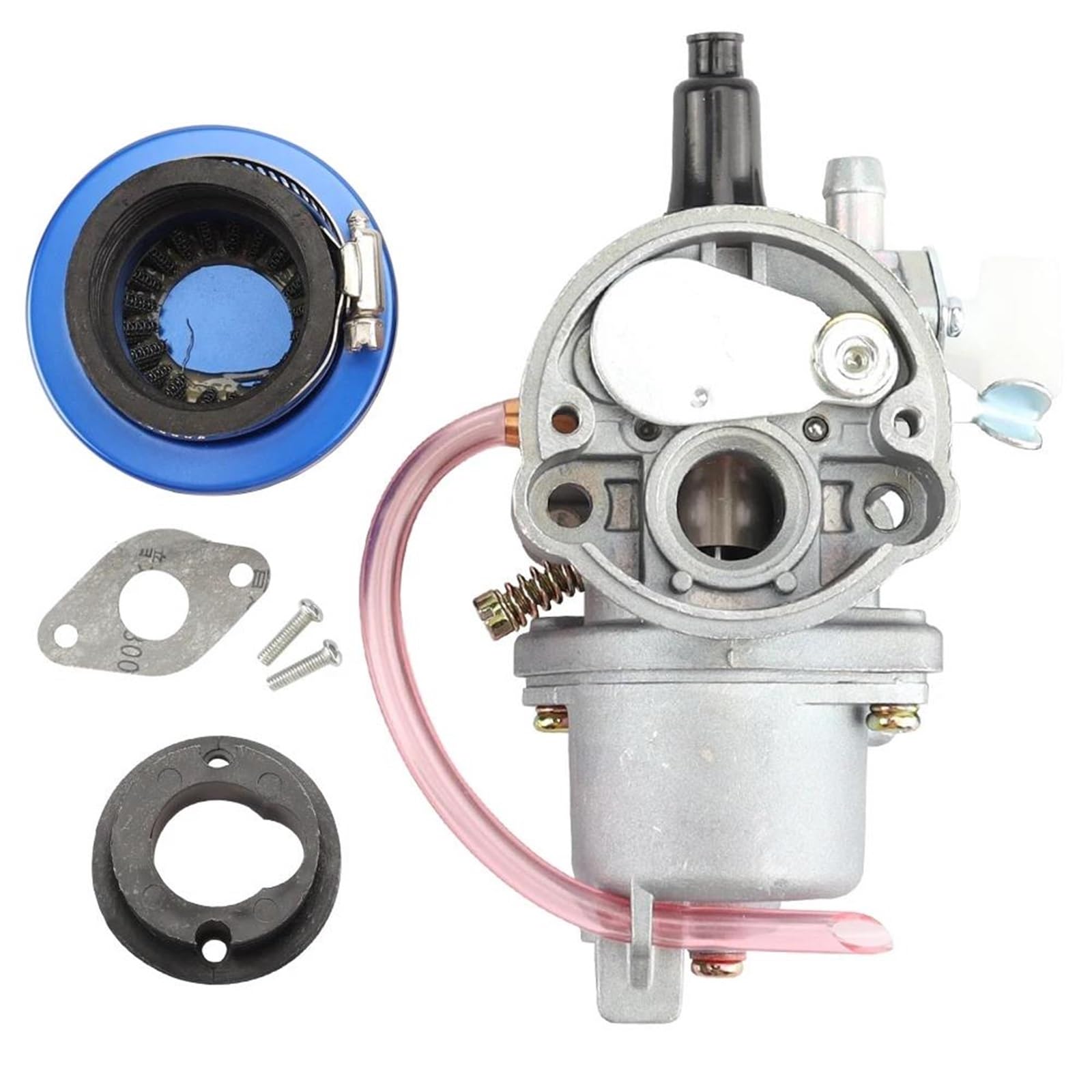 Motorrad Carburetor Für Mini Quad ATV Dirt Bike MiniMoto Go Kart Buggy Pocket Bike 2 Takt 47cc 49cc Motor Vergaser Vergaser Mit 44mm Luftfilter Vergaser Motor(Carburetor kit) von ZHANGWENLING